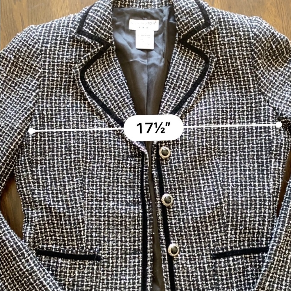Covington Black & White Blazer - Picture 4 of 8